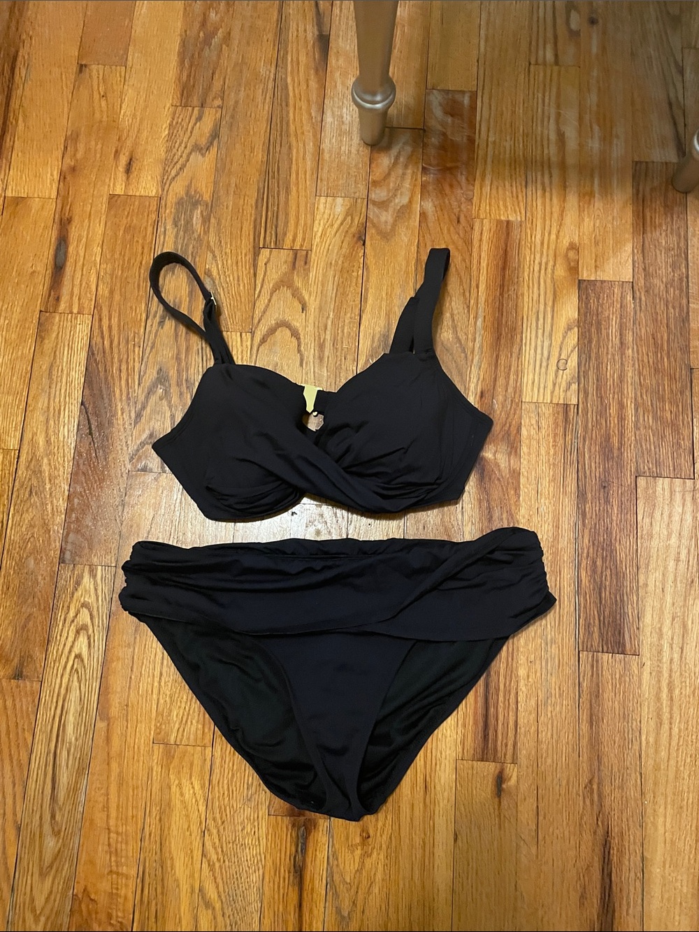 Bleu Rod Beattie Black Two-Piece Bikini Set
